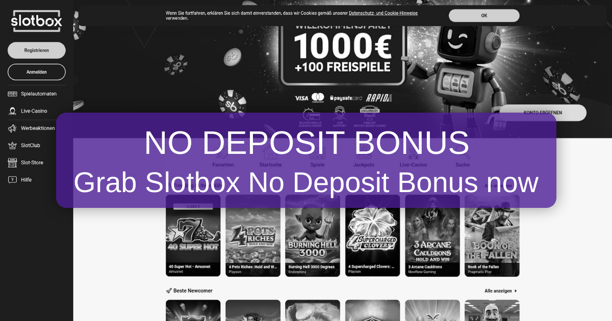 Slotbox No Deposit Bonus - Top Offers 2026 | USA